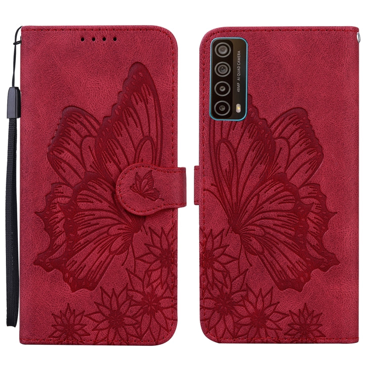 Retro Skin Feel Butterflies Embossing Horizontal Flip Leather Case with Holder & Card Slots & Wallet, For OPPO A52 / A72 / A92, For OPPO A9 (2020), For Huawei P Smart 2021, For Huawei Honor 10X Lite, For Nokia 2.4, For Nokia 3.4