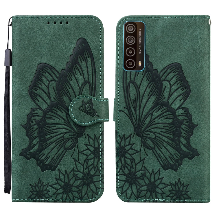 Retro Skin Feel Butterflies Embossing Horizontal Flip Leather Case with Holder & Card Slots & Wallet, For OPPO A52 / A72 / A92, For OPPO A9 (2020), For Huawei P Smart 2021, For Huawei Honor 10X Lite, For Nokia 2.4, For Nokia 3.4