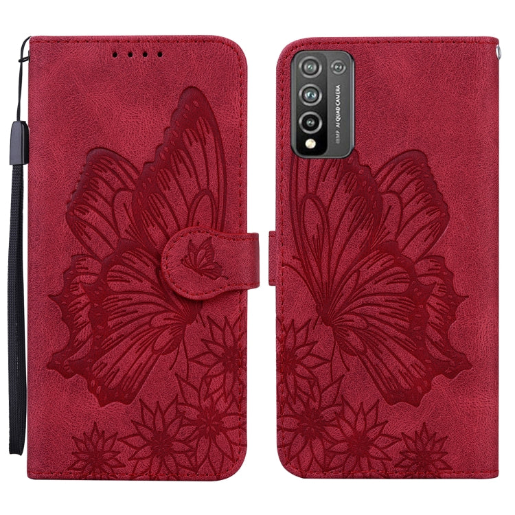 Retro Skin Feel Butterflies Embossing Horizontal Flip Leather Case with Holder & Card Slots & Wallet, For OPPO A52 / A72 / A92, For OPPO A9 (2020), For Huawei P Smart 2021, For Huawei Honor 10X Lite, For Nokia 2.4, For Nokia 3.4