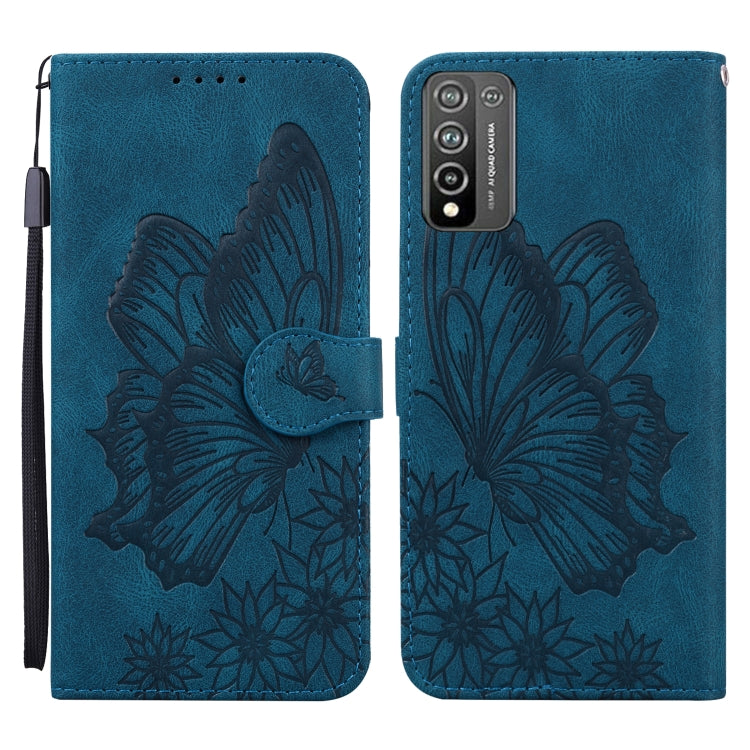 Retro Skin Feel Butterflies Embossing Horizontal Flip Leather Case with Holder & Card Slots & Wallet, For OPPO A52 / A72 / A92, For OPPO A9 (2020), For Huawei P Smart 2021, For Huawei Honor 10X Lite, For Nokia 2.4, For Nokia 3.4