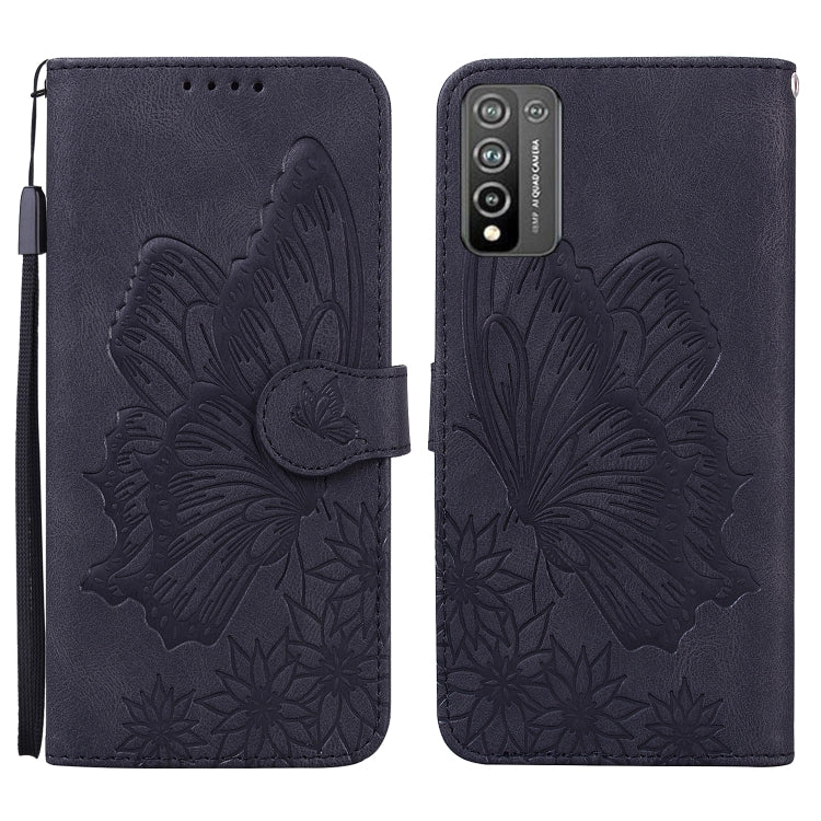 Retro Skin Feel Butterflies Embossing Horizontal Flip Leather Case with Holder & Card Slots & Wallet, For OPPO A52 / A72 / A92, For OPPO A9 (2020), For Huawei P Smart 2021, For Huawei Honor 10X Lite, For Nokia 2.4, For Nokia 3.4