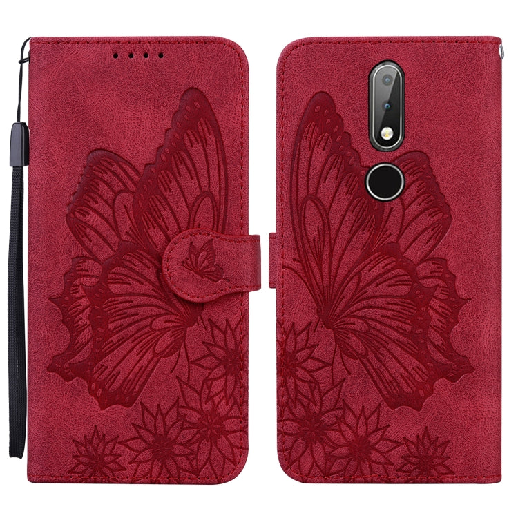 Retro Skin Feel Butterflies Embossing Horizontal Flip Leather Case with Holder & Card Slots & Wallet, For OPPO A52 / A72 / A92, For OPPO A9 (2020), For Huawei P Smart 2021, For Huawei Honor 10X Lite, For Nokia 2.4, For Nokia 3.4