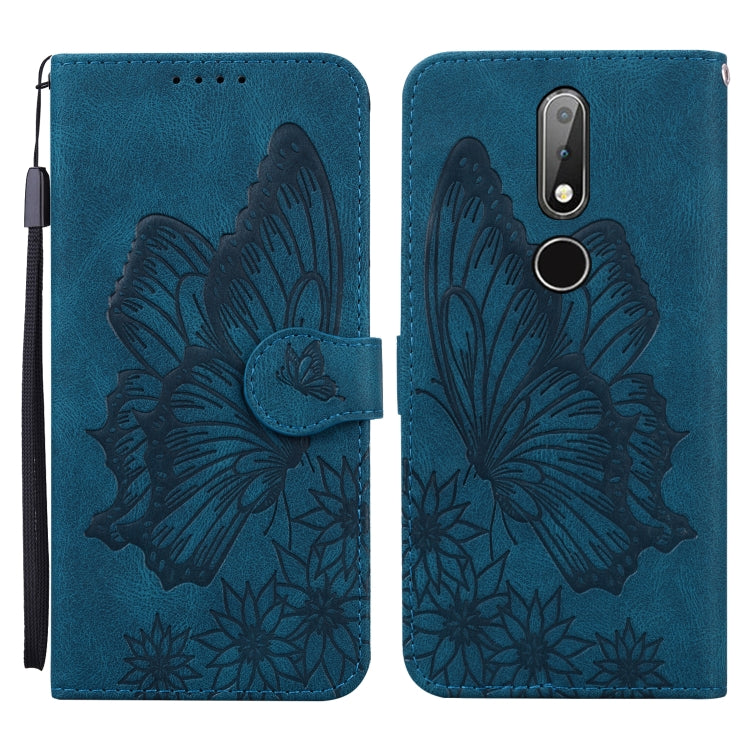 Retro Skin Feel Butterflies Embossing Horizontal Flip Leather Case with Holder & Card Slots & Wallet, For OPPO A52 / A72 / A92, For OPPO A9 (2020), For Huawei P Smart 2021, For Huawei Honor 10X Lite, For Nokia 2.4, For Nokia 3.4