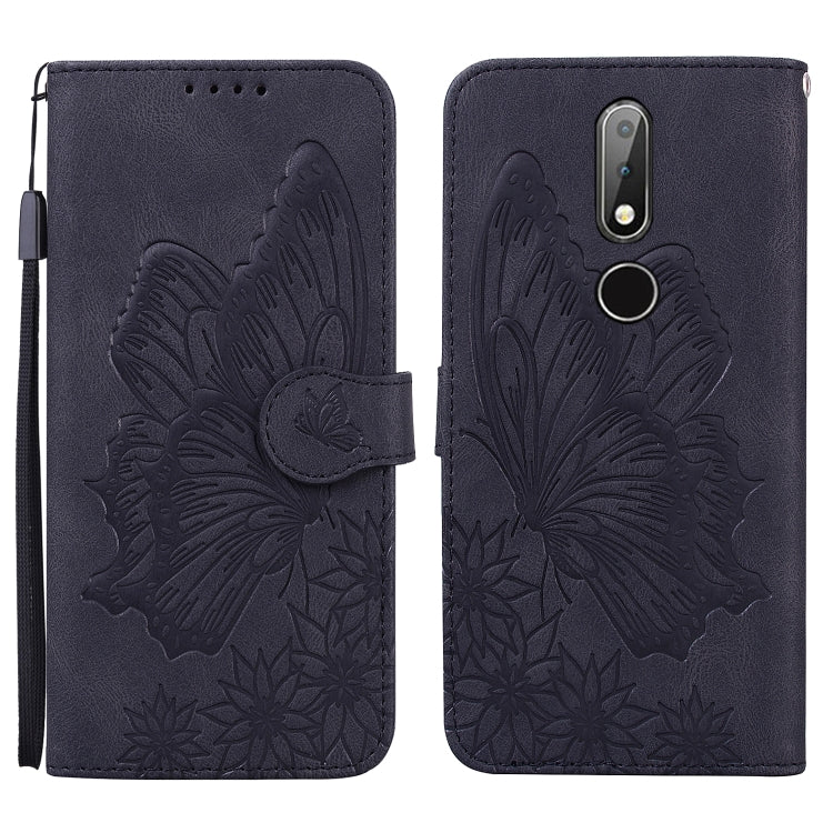 Retro Skin Feel Butterflies Embossing Horizontal Flip Leather Case with Holder & Card Slots & Wallet, For OPPO A52 / A72 / A92, For OPPO A9 (2020), For Huawei P Smart 2021, For Huawei Honor 10X Lite, For Nokia 2.4, For Nokia 3.4