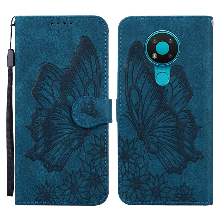 Retro Skin Feel Butterflies Embossing Horizontal Flip Leather Case with Holder & Card Slots & Wallet, For OPPO A52 / A72 / A92, For OPPO A9 (2020), For Huawei P Smart 2021, For Huawei Honor 10X Lite, For Nokia 2.4, For Nokia 3.4
