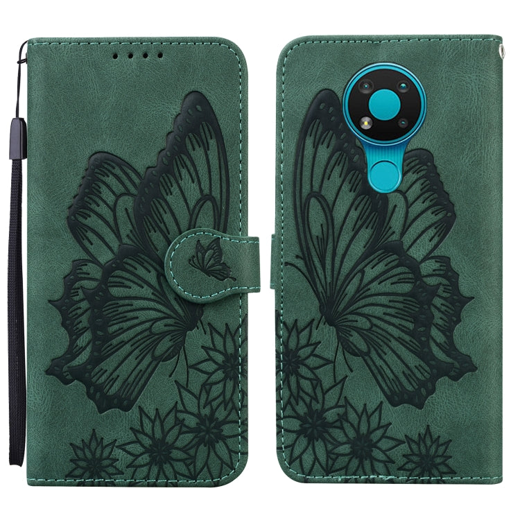 Retro Skin Feel Butterflies Embossing Horizontal Flip Leather Case with Holder & Card Slots & Wallet, For OPPO A52 / A72 / A92, For OPPO A9 (2020), For Huawei P Smart 2021, For Huawei Honor 10X Lite, For Nokia 2.4, For Nokia 3.4