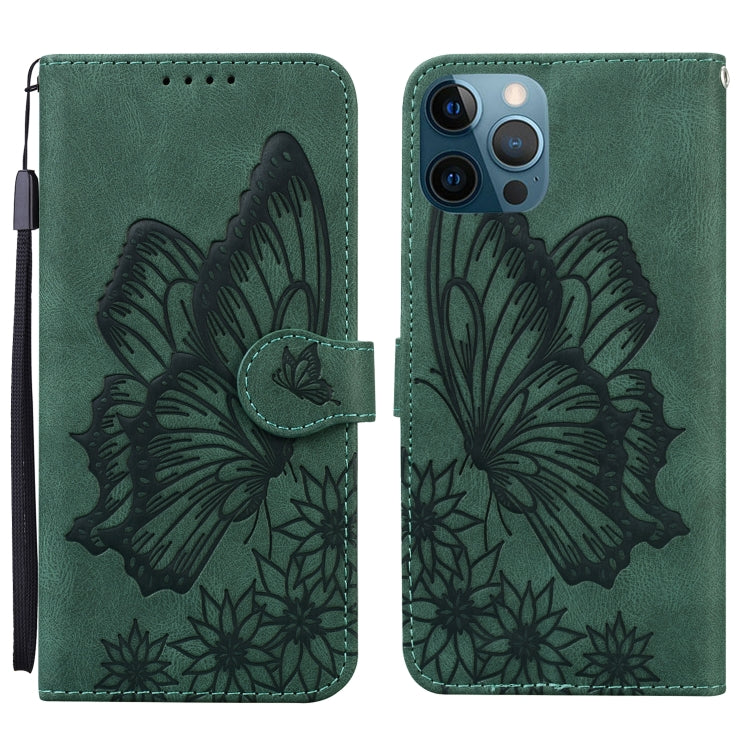 Retro Skin Feel Butterflies Embossing Horizontal Flip Leather Case with Holder & Card Slots & Wallet, For iPhone 12 Pro Max, For iPhone XR, For iPhone X / XS, For iPhone XS Max