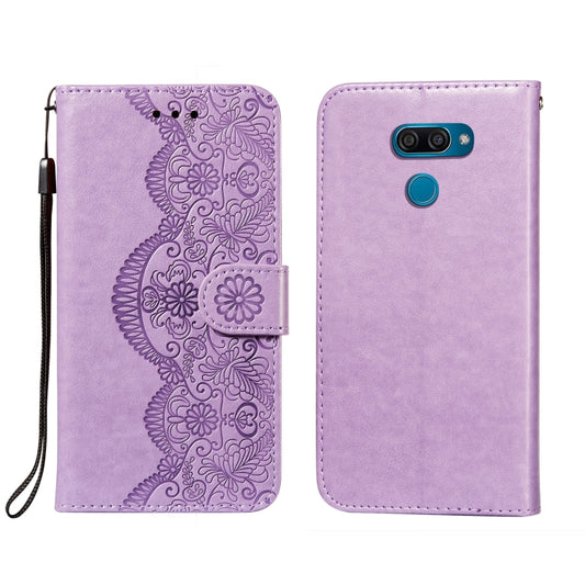 Flower Vine Embossing Pattern Horizontal Flip Leather Case with Card Slot & Holder & Wallet & Lanyard, For LG G8 ThinQ, For LG G9, For LG K41S / K51S, For LG Stylo 4, For LG Stylo 5, For LG Stylo 6, For LG K20, For LG K30, For LG K31, For LG K40S      ...