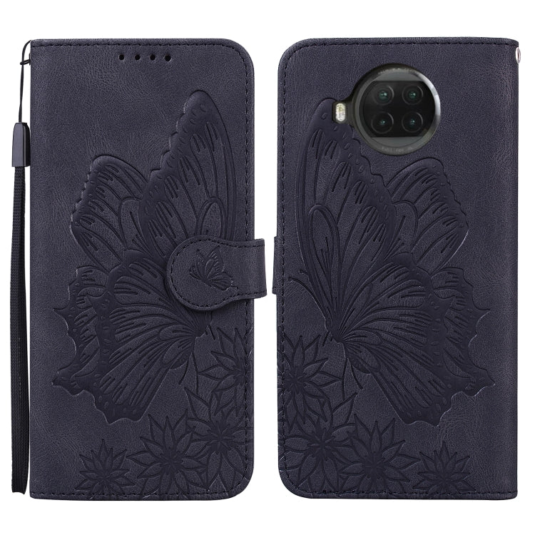 Retro Skin Feel Butterflies Embossing Horizontal Flip Leather Case with Holder & Card Slots & Wallet, For Xiaomi Mi 10T Pro 5G, For Xiaomi Mi 10T Lite 5G