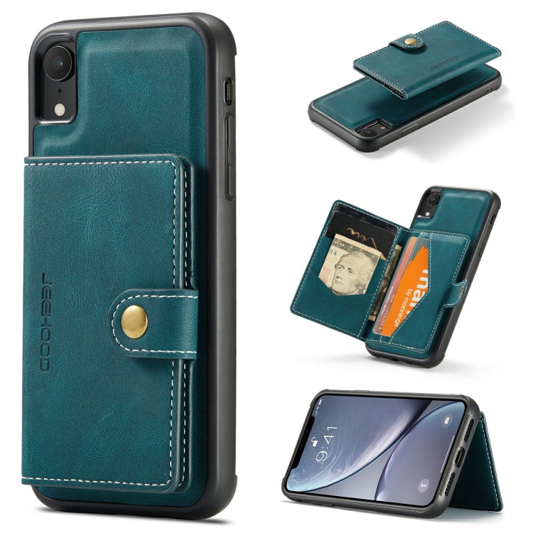 JEEHOOD Retro Magnetic Detachable Protective Case with Wallet & Card Slot & Holder, For iPhone 8 Plus & 7 Plus, For iPhone SE 2022 / SE 2020 & 8 & 7, For iPhone X / XS, For iPhone XR, For iPhone XS Max, For iPhone 11 Pro, For iPhone 11                 ...