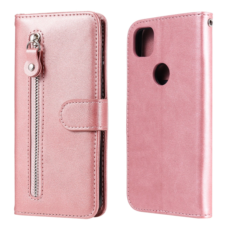 Fashion Calf Texture Zipper Horizontal Flip Leather Case with Holder & Card Slots & Wallet, For OPPO F17 Pro / A93, For OPPO Realme 5 / 5s / C3, For Google Pixel 4a 4G, For Google Pixel 5 XL / Pixel 4a 5G, For Xiaomi Poco M3 / Redmi Note 9 4G          ...