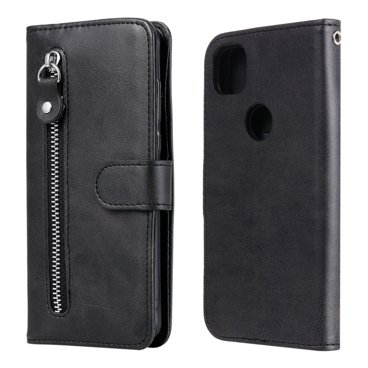 Fashion Calf Texture Zipper Horizontal Flip Leather Case with Holder & Card Slots & Wallet, For OPPO F17 Pro / A93, For OPPO Realme 5 / 5s / C3, For Google Pixel 4a 4G, For Google Pixel 5 XL / Pixel 4a 5G, For Xiaomi Poco M3 / Redmi Note 9 4G          ...