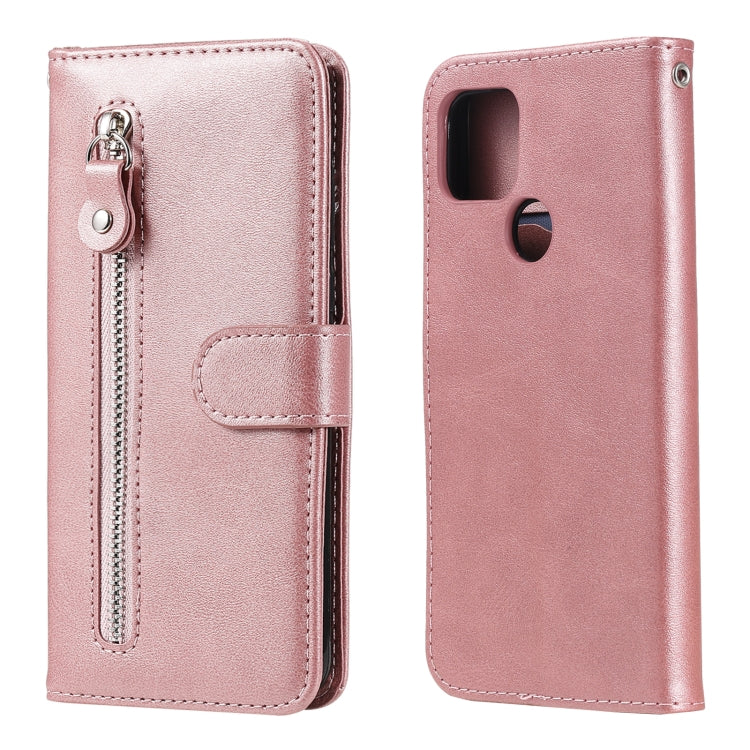 Fashion Calf Texture Zipper Horizontal Flip Leather Case with Holder & Card Slots & Wallet, For OPPO F17 Pro / A93, For OPPO Realme 5 / 5s / C3, For Google Pixel 4a 4G, For Google Pixel 5 XL / Pixel 4a 5G, For Xiaomi Poco M3 / Redmi Note 9 4G          ...