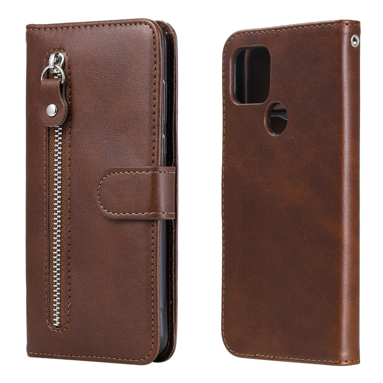 Fashion Calf Texture Zipper Horizontal Flip Leather Case with Holder & Card Slots & Wallet, For OPPO F17 Pro / A93, For OPPO Realme 5 / 5s / C3, For Google Pixel 4a 4G, For Google Pixel 5 XL / Pixel 4a 5G, For Xiaomi Poco M3 / Redmi Note 9 4G          ...
