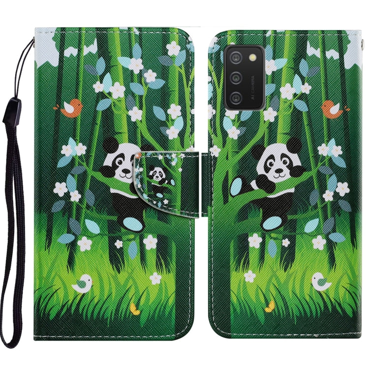 Coloured Drawing Pattern Horizontal Flip PU Leather Case with Holder & Card Slots & Wallet & Lanyard, For Samsung Galaxy A02s, For Samsung Galaxy A12, For Samsung Galaxy A32 5G