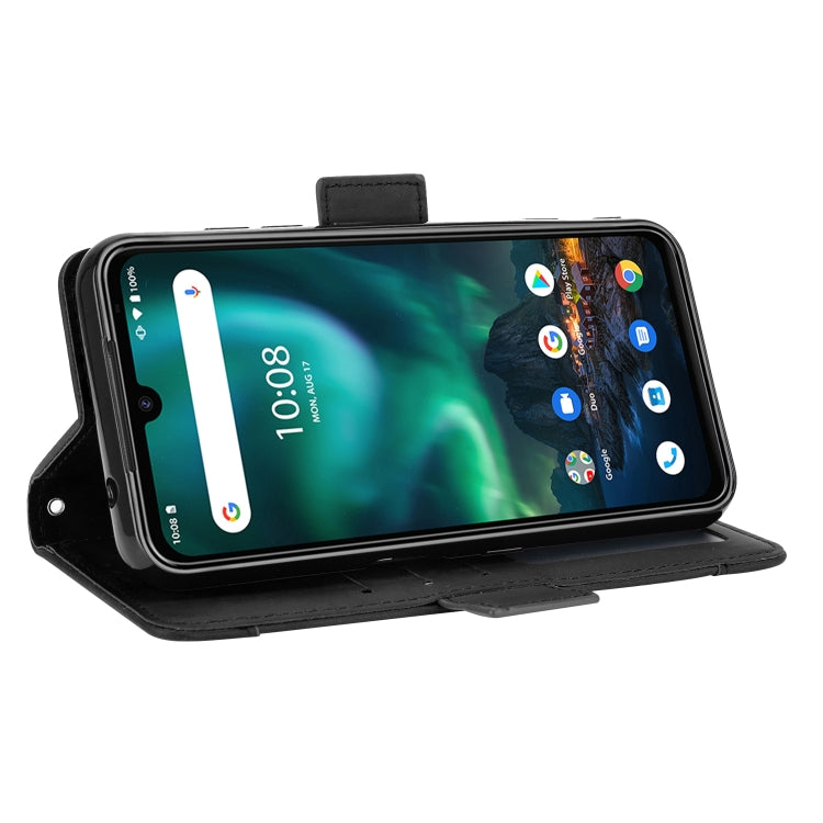 Wallet Style Skin Feel Calf Pattern Leather Case with Separate Card Slot, For UMIDIGI Bison