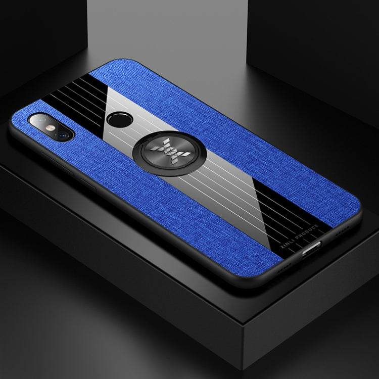 XINLI Stitching Cloth Textue Shockproof TPU Protective Case with Ring Holder, For Xiaomi Redmi 7, For Xiaomi Mi 9T / Redmi K20, For Xiaomi Redmi Note 5, For Xiaomi Redmi Note 7, For Xiaomi Redmi 5 Plus, For Xiaomi Redmi Note 8, For Xiaomi Mi 8         ...