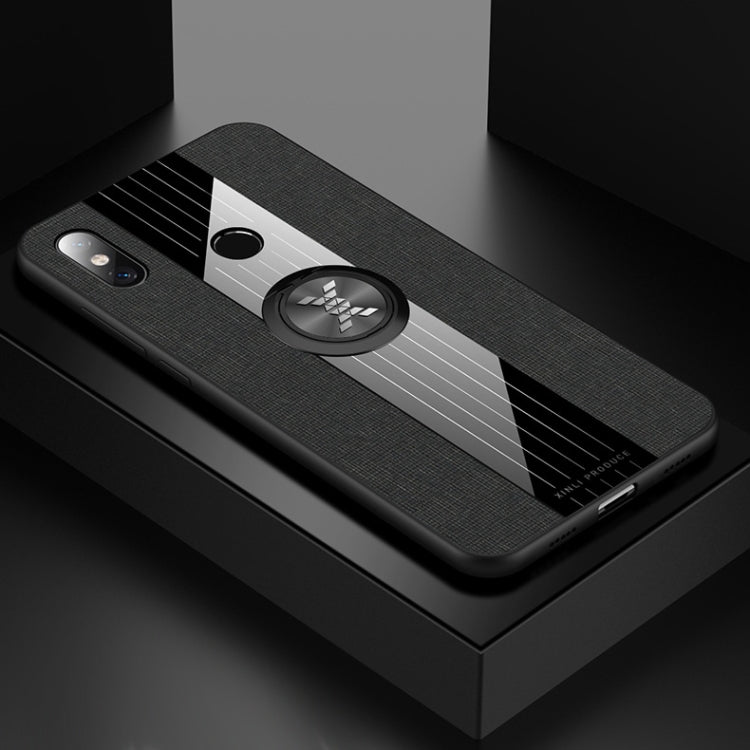XINLI Stitching Cloth Textue Shockproof TPU Protective Case with Ring Holder, For Xiaomi Mi 6X / A2, For Xiaomi Mi 9 SE, For Xiaomi Mi CC9, For Xiaomi Mi CC9e, For Xiaomi Mi 8 Lite