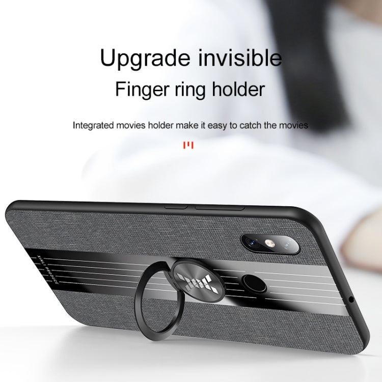 XINLI Stitching Cloth Textue Shockproof TPU Protective Case with Ring Holder, For Xiaomi Mi 6X / A2, For Xiaomi Mi 9 SE, For Xiaomi Mi CC9, For Xiaomi Mi CC9e, For Xiaomi Mi 8 Lite