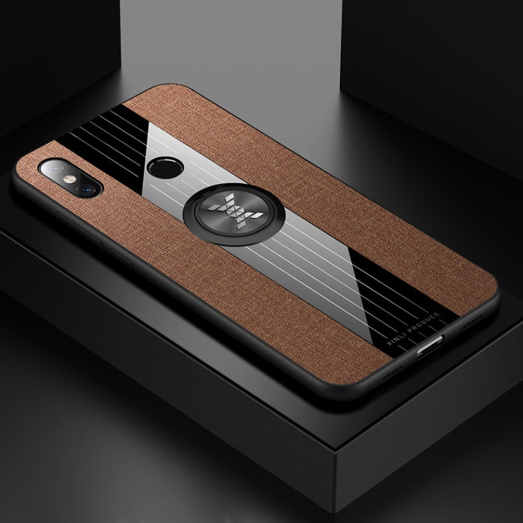 XINLI Stitching Cloth Textue Shockproof TPU Protective Case with Ring Holder, For Xiaomi Mi 6X / A2, For Xiaomi Mi 9 SE, For Xiaomi Mi CC9, For Xiaomi Mi CC9e, For Xiaomi Mi 8 Lite