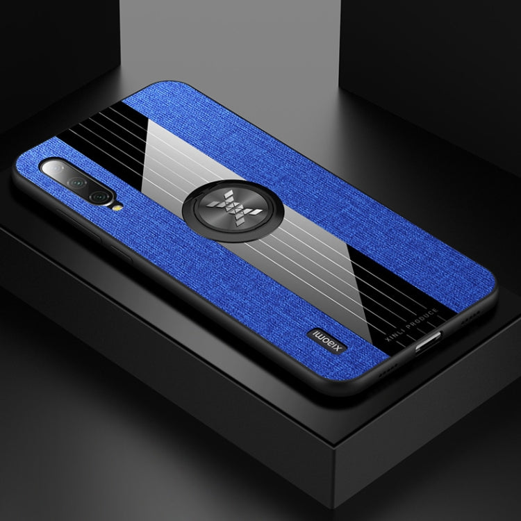 XINLI Stitching Cloth Textue Shockproof TPU Protective Case with Ring Holder, For Xiaomi Mi 6X / A2, For Xiaomi Mi 9 SE, For Xiaomi Mi CC9, For Xiaomi Mi CC9e, For Xiaomi Mi 8 Lite