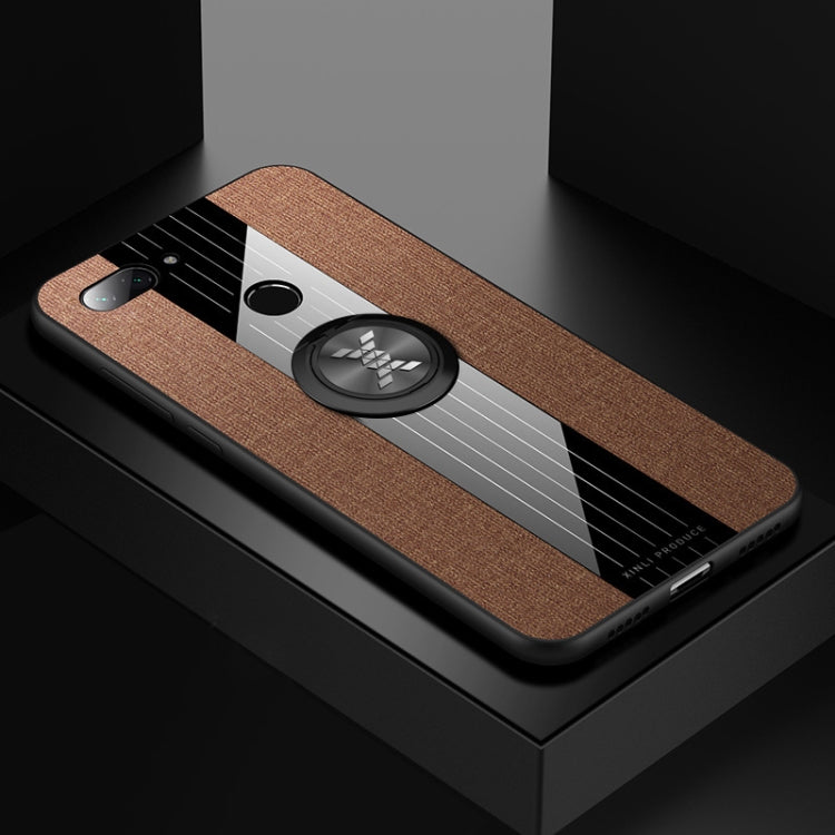 XINLI Stitching Cloth Textue Shockproof TPU Protective Case with Ring Holder, For Xiaomi Mi 6X / A2, For Xiaomi Mi 9 SE, For Xiaomi Mi CC9, For Xiaomi Mi CC9e, For Xiaomi Mi 8 Lite