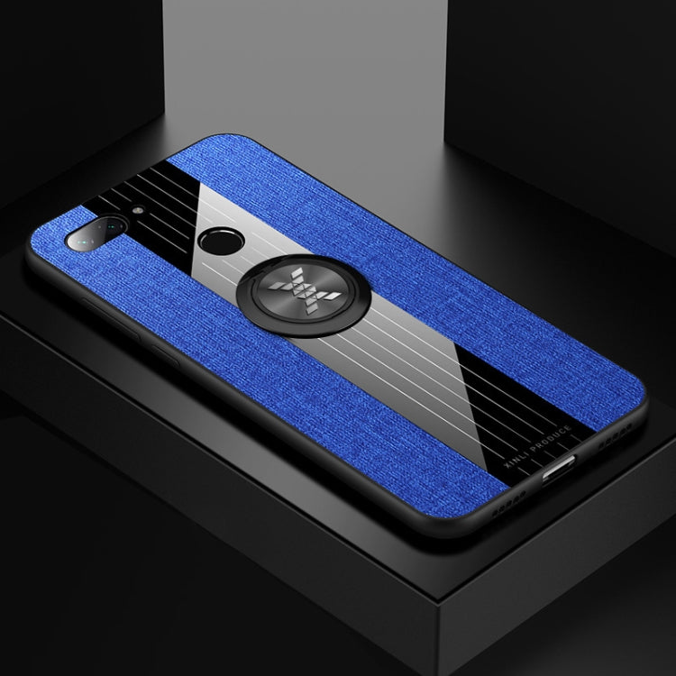 XINLI Stitching Cloth Textue Shockproof TPU Protective Case with Ring Holder, For Xiaomi Mi 6X / A2, For Xiaomi Mi 9 SE, For Xiaomi Mi CC9, For Xiaomi Mi CC9e, For Xiaomi Mi 8 Lite
