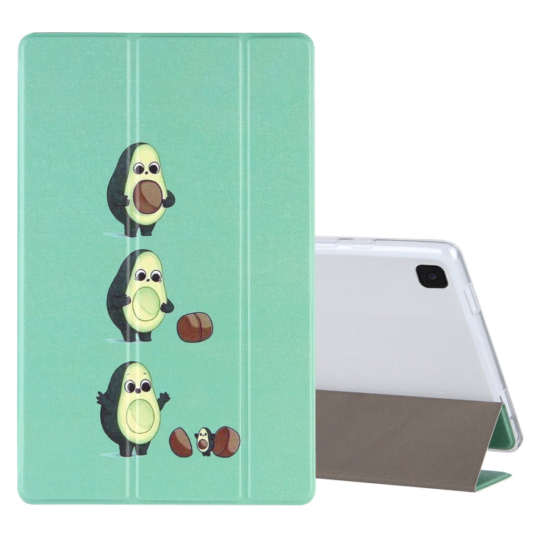 Coloured Drawing Pattern Horizontal Flip Leather Case with Three-folding Holder, For Samsung Galaxy Tab A7 10.4 (2020), For Lenovo Tab P11 (TB-J606F), For Lenovo Tab P11 Pro (TB-XJ706F), For Lenovo Tab M10 HD Gen 2 (TB-X306F)