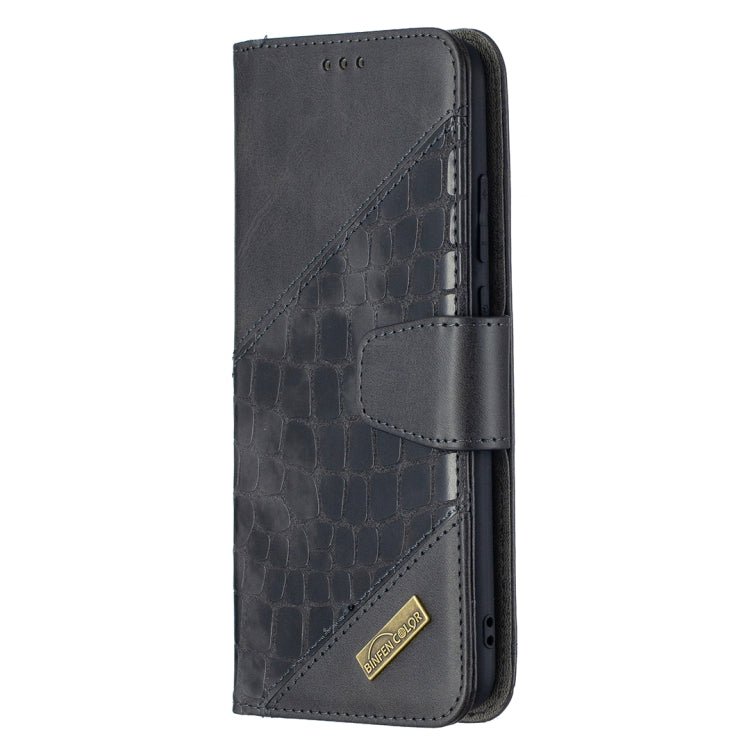 Matching Color Crocodile Texture Horizontal Flip PU Leather Case with Wallet & Holder & Card Slots, For Samsung Galaxy A02s (EU Version)