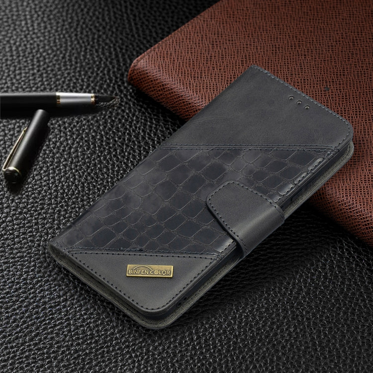 Matching Color Crocodile Texture Horizontal Flip PU Leather Case with Wallet & Holder & Card Slots, For Samsung Galaxy A02s (EU Version)