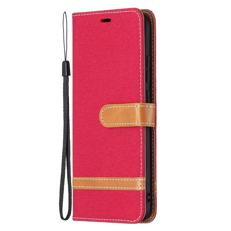Color Matching Denim Texture Horizontal Flip Leather Case with Holder & Card Slots & Wallet & Lanyard, For Samsung Galaxy A02s (EU Version)