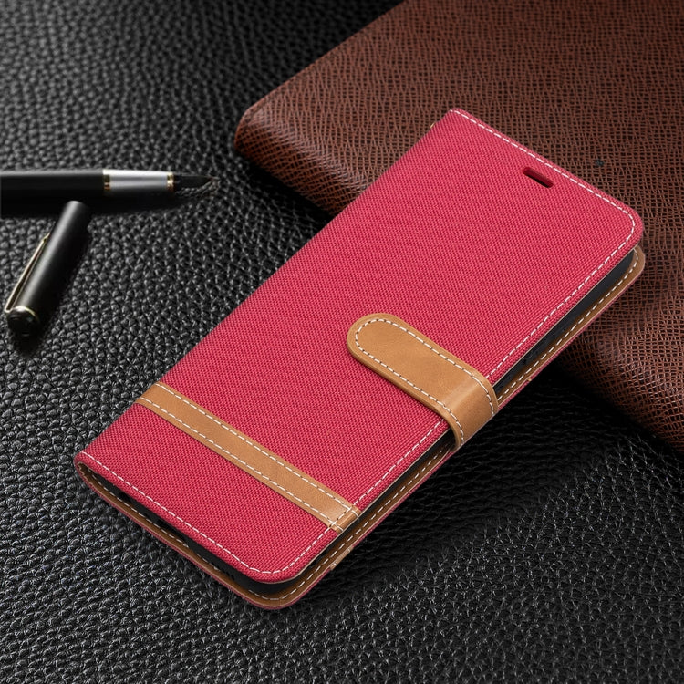 Color Matching Denim Texture Horizontal Flip Leather Case with Holder & Card Slots & Wallet & Lanyard, For Samsung Galaxy A02s (EU Version)