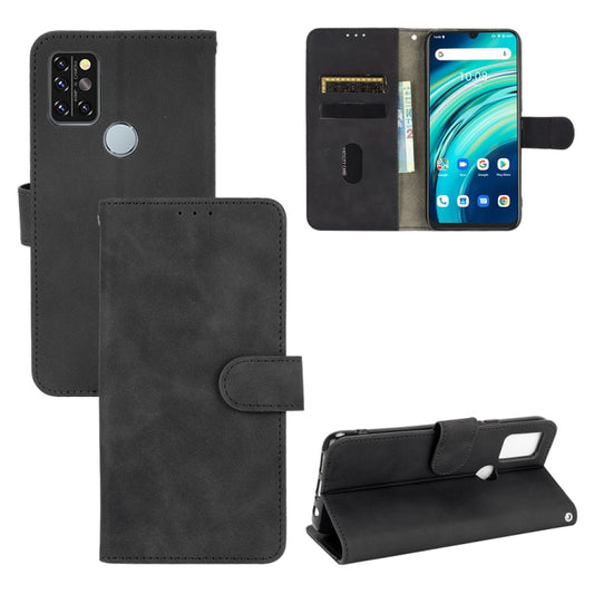 Solid Color Skin Feel Magnetic Buckle Horizontal Flip Calf Texture PU Leather Case with Holder & Card Slots & Wallet, For UMIDIGI A9 Pro