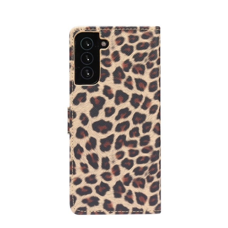 Leopard Pattern Horizontal Flip Leather Case with Holder & Card Slots, For Samsung Galaxy S21 5G, For Samsung Galaxy S21+ 5G, For Samsung Galaxy S21 Ultra 5G