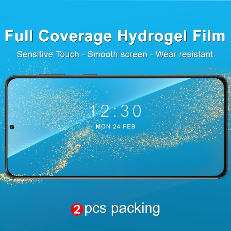 2 PCS IMAK Curved Full Screen Hydrogel Film, For Samsung Galaxy S21 5G, For Samsung Galaxy S21+ 5G, For Samsung Galaxy S21 Ultra 5G, For Xiaomi Mi 11 5G