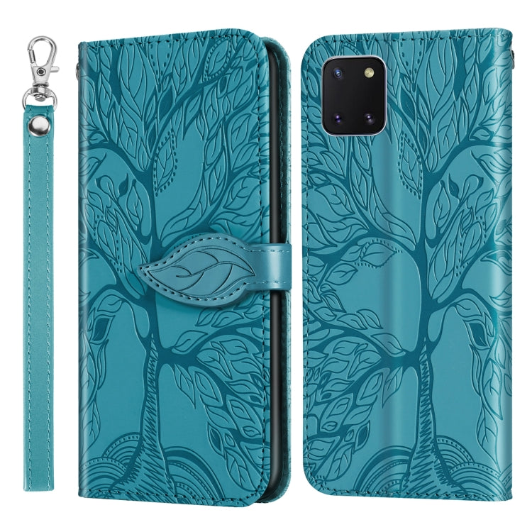 Life of Tree Embossing Pattern Horizontal Flip Leather Case with Holder & Card Slot & Wallet & Photo Frame & Lanyard, For Samsung Galaxy A81, For Samsung Galaxy A91, For Samsung Galaxy S21 5G, For Samsung Galaxy S21+ 5G, For Samsung Galaxy S21 Ultra 5G