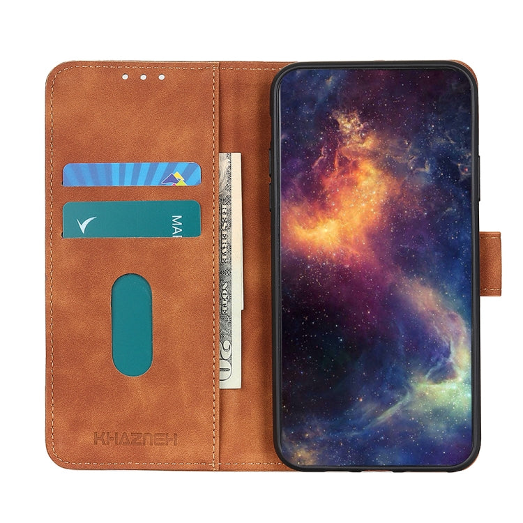 For Xiaomi Redmi 9T / Note 9 4G KHAZNEH Retro Texture PU + TPU Horizontal Flip Leather Case with Holder & Card Slots & Wallet, For Xiaomi Redmi 9T / Note 9 4G