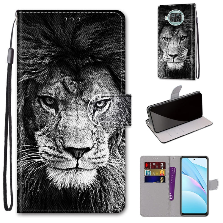 Coloured Drawing Cross Texture Horizontal Flip PU Leather Case with Holder & Card Slots & Wallet & Lanyard, For Xiaomi Mi 10T Lite, For Xiaomi Mi 10T Pro / 10T / K30s