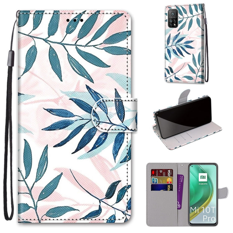 Coloured Drawing Cross Texture Horizontal Flip PU Leather Case with Holder & Card Slots & Wallet & Lanyard, For Xiaomi Mi 10T Lite, For Xiaomi Mi 10T Pro / 10T / K30s