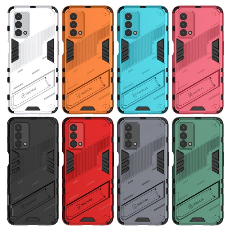 Punk Armor 2 in 1 PC + TPU Shockproof Case with Invisible Holder, For OPPO A93 5G, For OPPO A53 4G, For OPPO F17 Pro, For Realme C15, For Realme 7 Pro, For Realme 7, For OPPO Reno5 5G