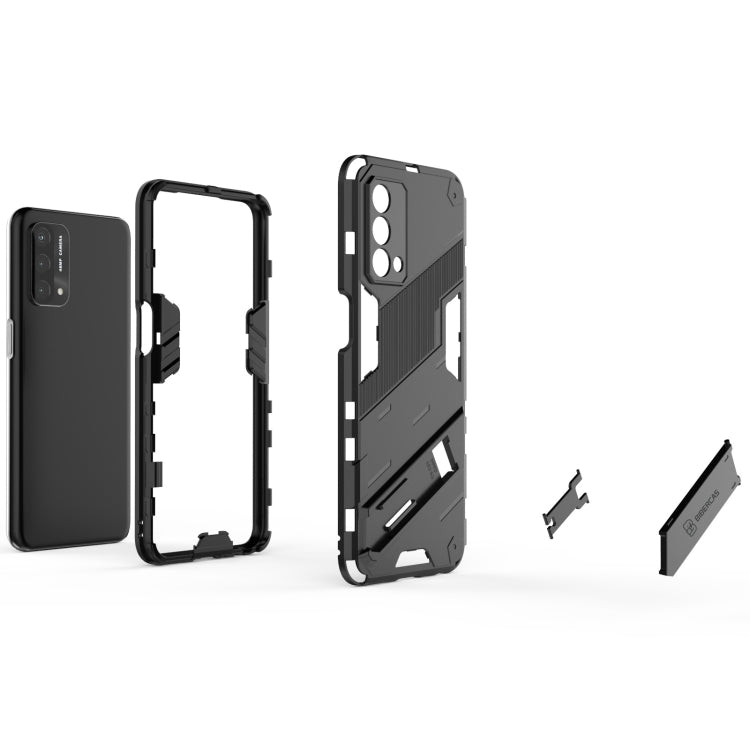 Punk Armor 2 in 1 PC + TPU Shockproof Case with Invisible Holder, For OPPO A93 5G, For OPPO A53 4G, For OPPO F17 Pro, For Realme C15, For Realme 7 Pro, For Realme 7, For OPPO Reno5 5G