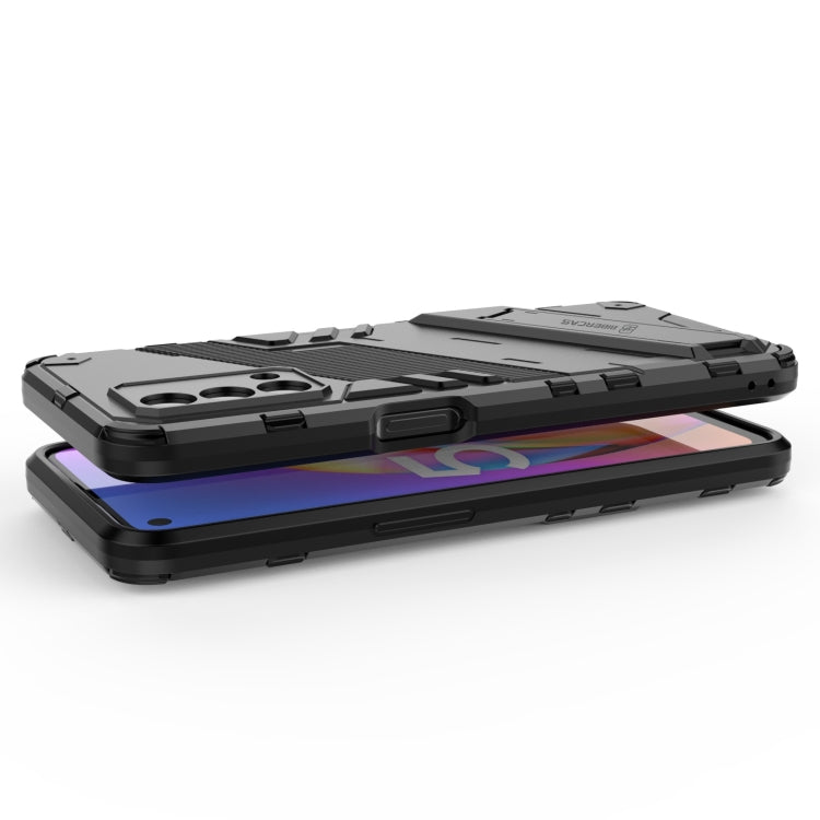 Punk Armor 2 in 1 PC + TPU Shockproof Case with Invisible Holder, For OPPO A93 5G, For OPPO A53 4G, For OPPO F17 Pro, For Realme C15, For Realme 7 Pro, For Realme 7, For OPPO Reno5 5G