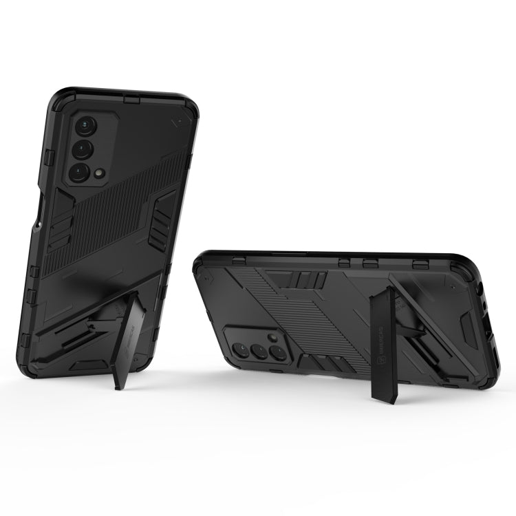 Punk Armor 2 in 1 PC + TPU Shockproof Case with Invisible Holder, For OPPO A93 5G, For OPPO A53 4G, For OPPO F17 Pro, For Realme C15, For Realme 7 Pro, For Realme 7, For OPPO Reno5 5G