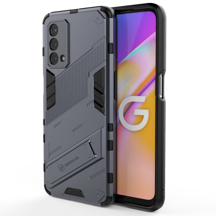 Punk Armor 2 in 1 PC + TPU Shockproof Case with Invisible Holder, For OPPO A93 5G, For OPPO A53 4G, For OPPO F17 Pro, For Realme C15, For Realme 7 Pro, For Realme 7, For OPPO Reno5 5G