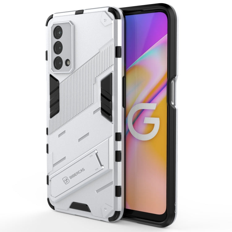 Punk Armor 2 in 1 PC + TPU Shockproof Case with Invisible Holder, For OPPO A93 5G, For OPPO A53 4G, For OPPO F17 Pro, For Realme C15, For Realme 7 Pro, For Realme 7, For OPPO Reno5 5G