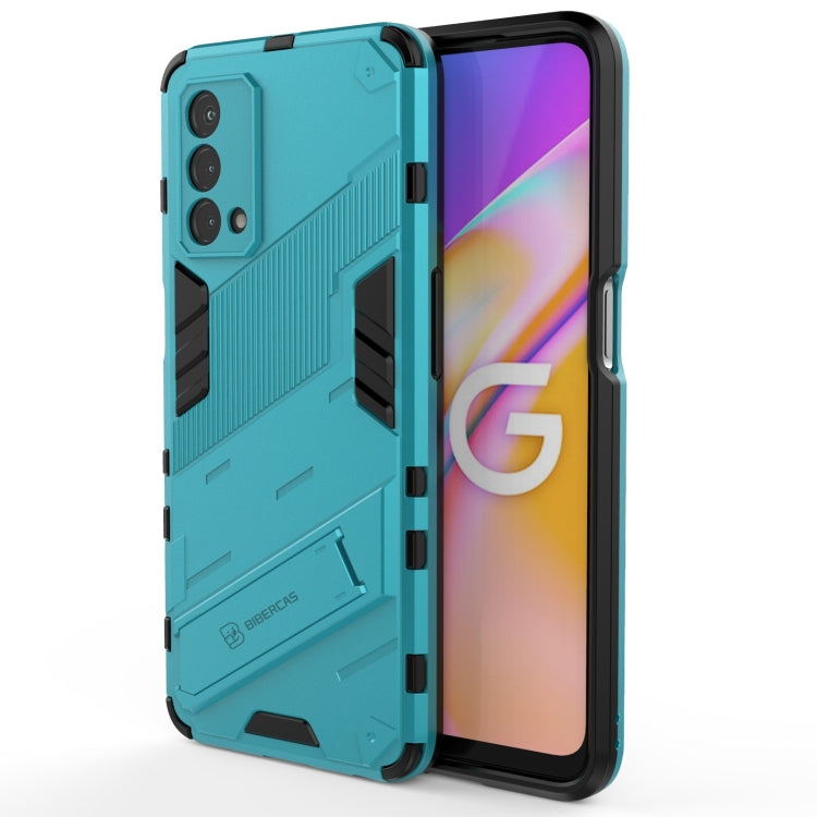 Punk Armor 2 in 1 PC + TPU Shockproof Case with Invisible Holder, For OPPO A93 5G, For OPPO A53 4G, For OPPO F17 Pro, For Realme C15, For Realme 7 Pro, For Realme 7, For OPPO Reno5 5G