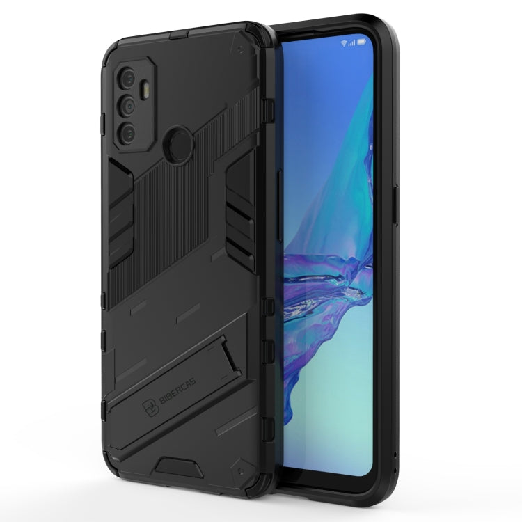 Punk Armor 2 in 1 PC + TPU Shockproof Case with Invisible Holder, For OPPO A93 5G, For OPPO A53 4G, For OPPO F17 Pro, For Realme C15, For Realme 7 Pro, For Realme 7, For OPPO Reno5 5G