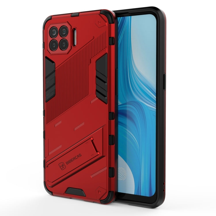 Punk Armor 2 in 1 PC + TPU Shockproof Case with Invisible Holder, For OPPO A93 5G, For OPPO A53 4G, For OPPO F17 Pro, For Realme C15, For Realme 7 Pro, For Realme 7, For OPPO Reno5 5G