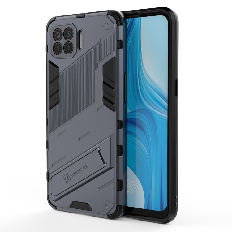Punk Armor 2 in 1 PC + TPU Shockproof Case with Invisible Holder, For OPPO A93 5G, For OPPO A53 4G, For OPPO F17 Pro, For Realme C15, For Realme 7 Pro, For Realme 7, For OPPO Reno5 5G