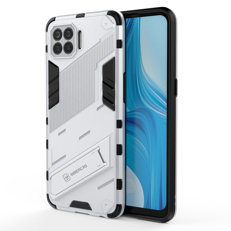 Punk Armor 2 in 1 PC + TPU Shockproof Case with Invisible Holder, For OPPO A93 5G, For OPPO A53 4G, For OPPO F17 Pro, For Realme C15, For Realme 7 Pro, For Realme 7, For OPPO Reno5 5G
